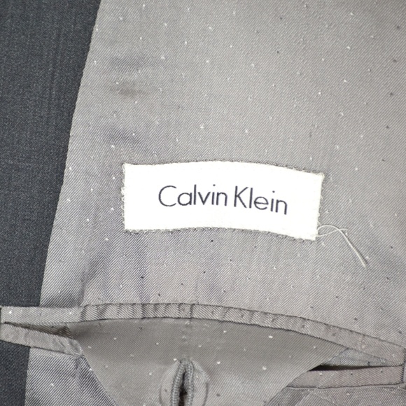 Calvin Klein 42R Sport Coat Blazer Suit Jacket - Picture 8 of 8